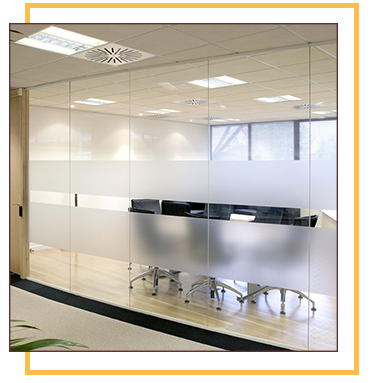 modular glass partition